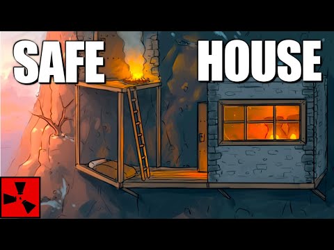 I Lived in an insane arctic cliff base in Rust...