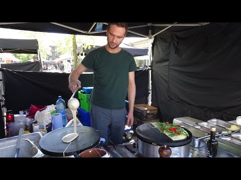 French Street Food Crepes & Galettes: Sweet Nutella Chocolate + Cheesy Savoury Pancakes in London).