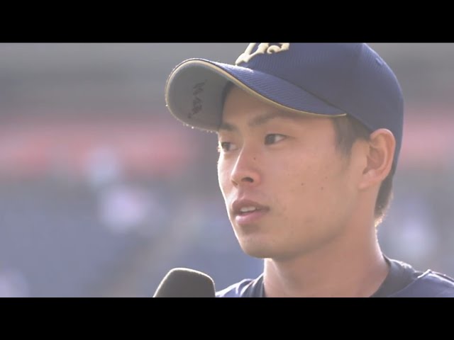 バファローズ・山岡投手ヒーローインタビュー 2017/5/28 M-Bs