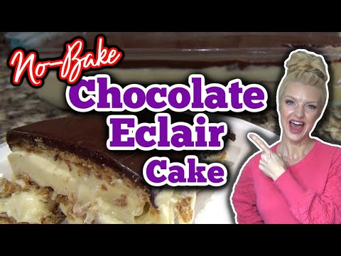 No-Bake CHOCOLATE ECLAIR CAKE RECIPE perfect for Any occasion!