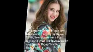 I Want You Anyway - Carly Rose Sonenclar LYRICS