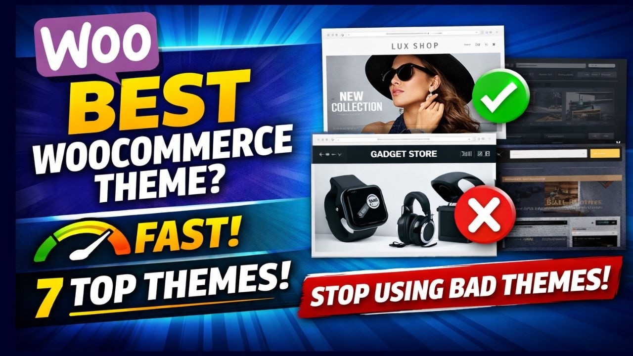 I Tested 7 Best WooCommerce Themes in 2026 (FREE)- This Wins Them All!