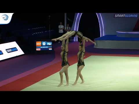 Women's group France - 2019 Acro Europeans, balance final