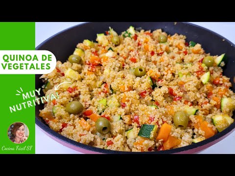 Cómo preparar la mejor QUINOA con VEGETALES | Cocina Fácil SF