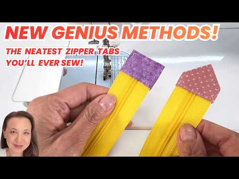 You’ve probably never seen these methods for Perfect Zipper Tabs! | Zipper Tails