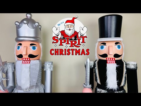 Double Collapsible Nutcracker Animatronic 2024 Spirit Christmas Unboxing & Demo