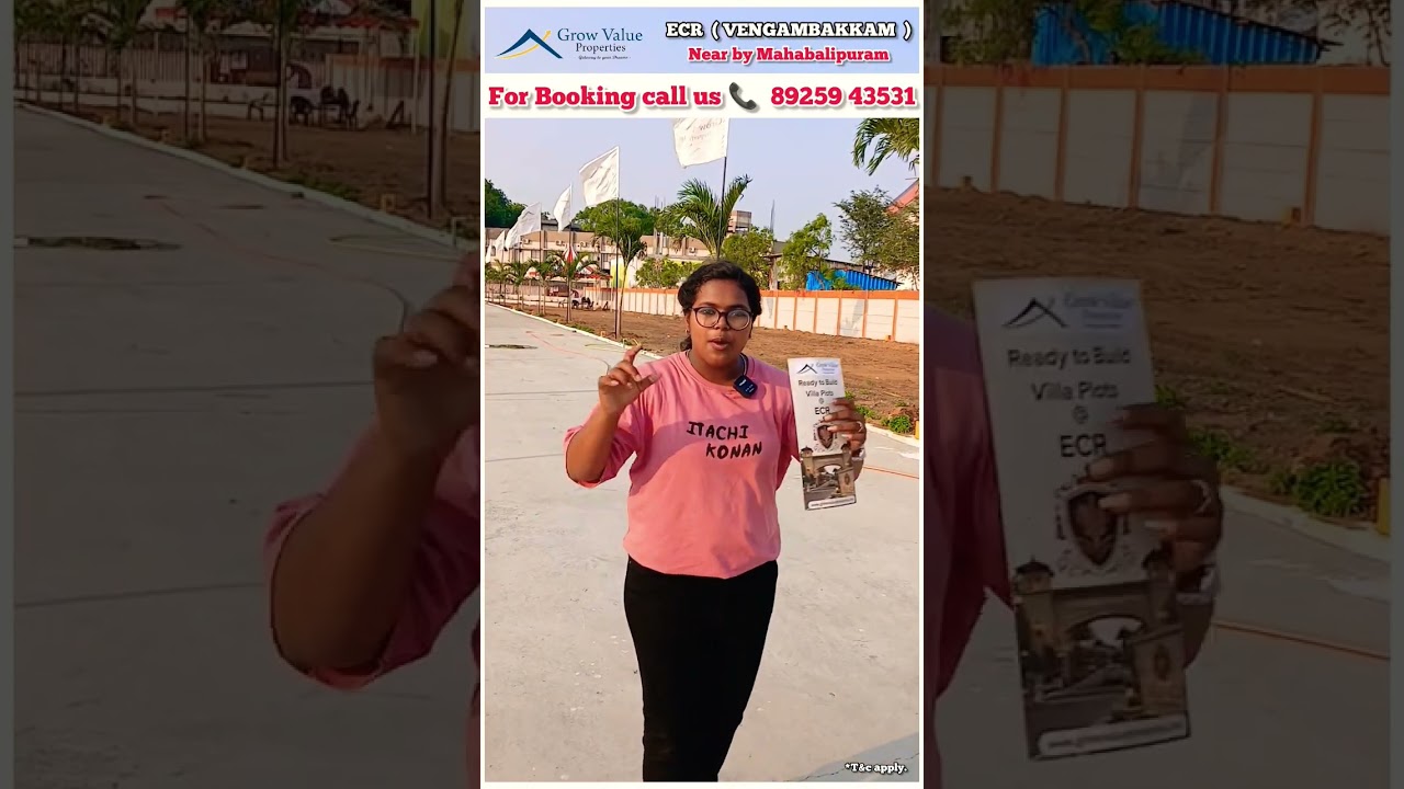 Ecr // ONROAD property // Dont miss this opportunity ✅️ Registration Free #shorts #chennairealestate