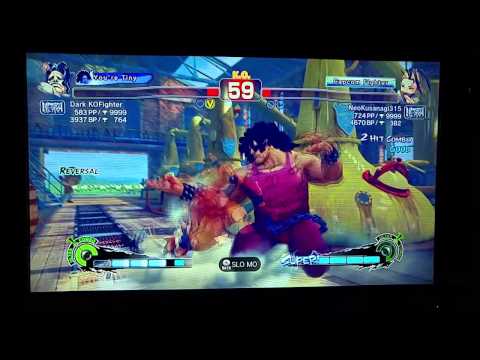 USF4 - Dark KOFighter (Hugo) vs NeoKusanagi315 (Ibuki)