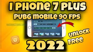 Finally-90 fps in iphone 7 plus -pubg mobile | how to enable 90 fps on any iphone device✅#pubgmobile
