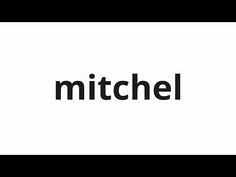 How to pronounce mitchel | 밋첼 (Mitzel in Korean)
