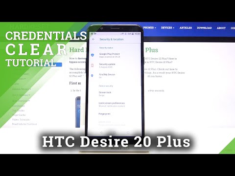 How to Clear Credentials on HTC Desire 12 Plus – Remove All Licenses