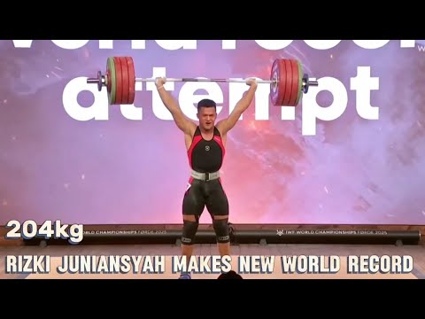 79kg / 204kg clean Jerk world record/world championships 2025 