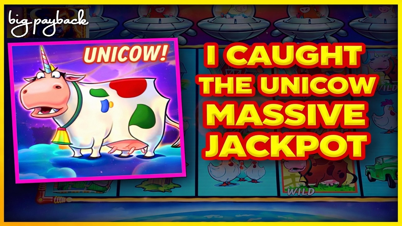 Unicow → 1000X JACKPOT! Journey To The Planet Moolah Slot!