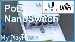 Ubiquiti NanoSwitch - 3 PoE Devices one Single PoE Source - 1506