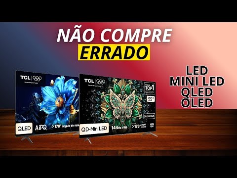 Qual a diferença entra TV LED, MINI LED, QLED ou OLED 90% DAS PESSOAS COMPRAM ERRADO!