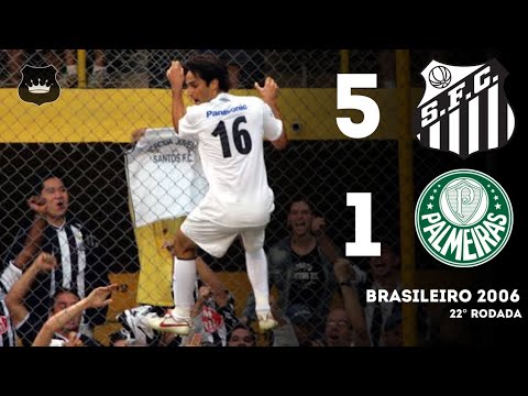 (SANTOS' OUTING IN THE CLASSIC OF NOSTALGIA) Santos 5x1 Palmeiras - Brazilian Championship 2006