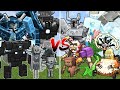ALL MOWZIE S MOBS Vs ALL EEEAB S MOBS Minecraft Mob Battle