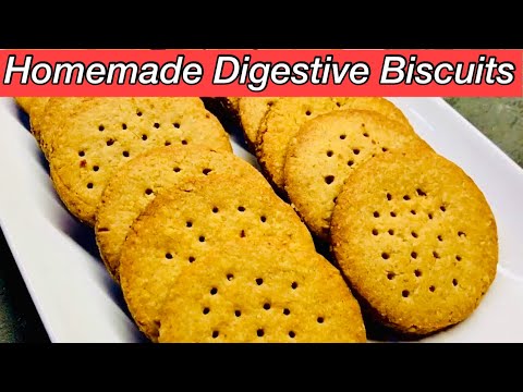 Healthy Whole Wheat and Oats Biscuits | Homemade Digestive Biscuits | Taste Assured