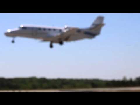 Cessna Citation Excel (CE-560XL) Landing GVL