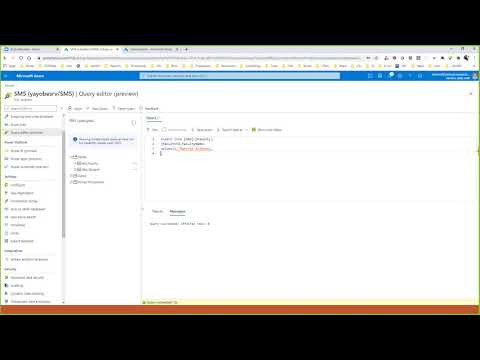 Part 12 Azure in Amharic  Using SQL Query Editor