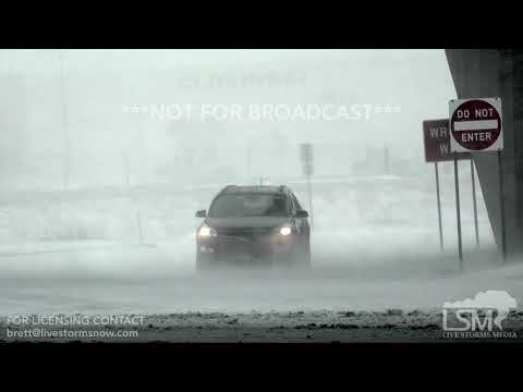3-13-19 Rapid City, SD - Blizzard Shuts Down I-90, Accidents