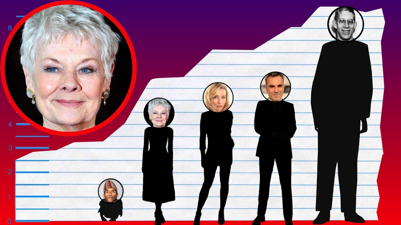 How Tall Is Judy Dench? - Height Comparison! - YouTube