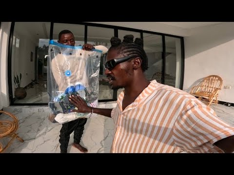 FINALLY THEY HAVE ARRIVED FROM AMERICA, LIFE IN AFRICA