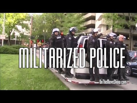 Militarized Police = Domestic Army | SWAT At Mayday Protest | OnTheMoveShow