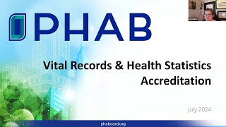 Vital Records/Health Statistics (VRHS) Accreditation 101