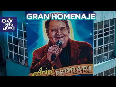 Homenajearon a ARIEL FERRARI con un ENORME MURAL en San Vicente