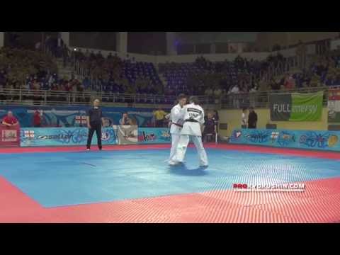 WKO EC 2016, -55kg Zsofia Szabo (Hungary, aka) - Alyona Veresnyak (Ukraine)