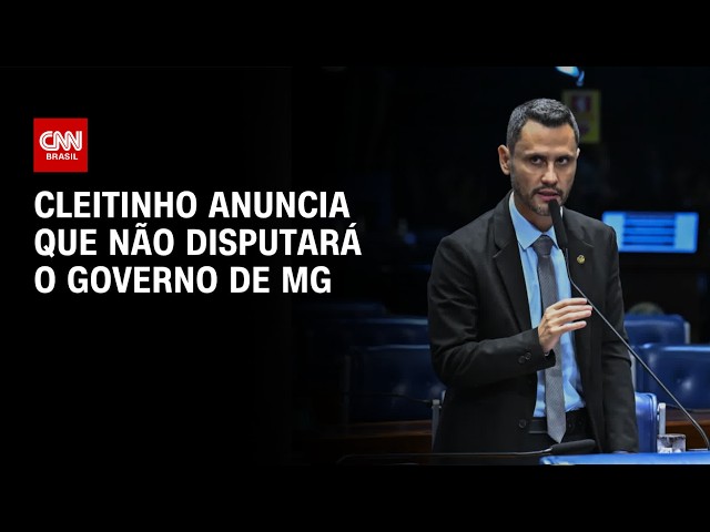 Cleitinho anuncia que não disputará o governo de Minas Gerais | CNN 360°