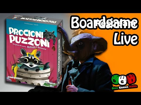 Procioni Puzzoni [Board Games] Tutorial e partita completa live!
