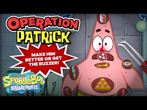 派大星 "行動"｜每次派大星被切除的身體部位｜海綿寶寶 ("Operation" Patrick Star | Every Time Patrick Had a Body Part Removed | SpongeBob)