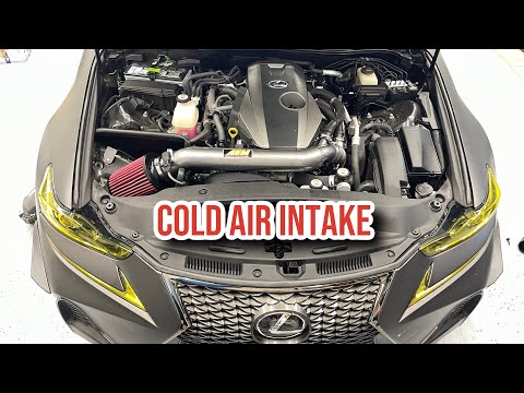 Install Cold Air Intake Lexus IS 200t, 2.0L 2016+