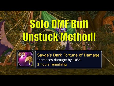 How to get Darkmoon Fair Buff SOLO! (Unstuck Method)