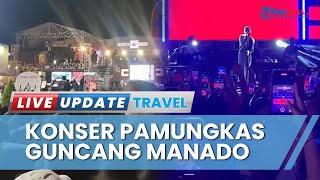 Suasana Meriah Konser Pamungkas di Kawasan Megamas Manado, Penonton Rela Nunggu Berjam-jam