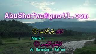 preview picture of video 'Al-Fatihah by Muh Thaha AlJunaid (Karaoke) Full HD with Transliteration'