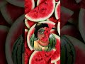 Fruta Melancia Shorts Viral Frutas