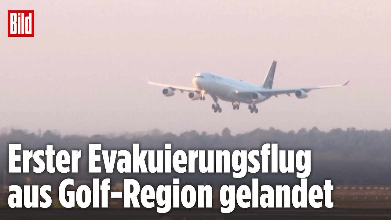 ERSTER EVAKUIERUNGSFLUG GELANDET: Weitere Zehntausende Deutsche im Kriegsgebiet gefangen