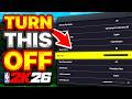 10 SECRET Settings You NEED To Use In NBA 2K26