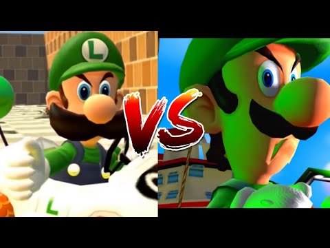 #smg4memes Luigi Ridin' Dirty 2017 VS 2024