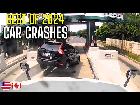 Best of Car Crashes Compilation - 2024 [MegaDrivingSchool Rewind]
