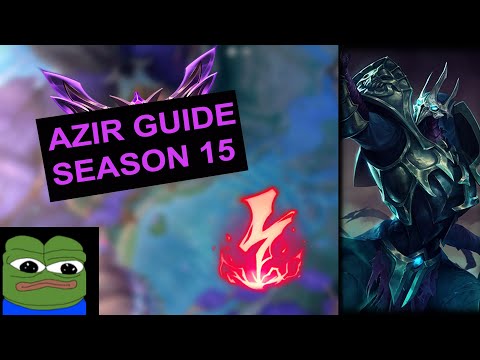 AZIR VS. XERATH - S15 MASTERS AZIR GUIDE - Part (22/100)