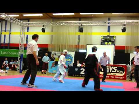 WAKO Belgium Flanders Open 2010 Sean McCarthy vs Robbie Lavoie