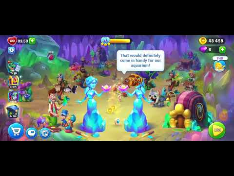 6101 Level #Unlocking New Level 6101 #fishdom #playrix #challenge, #Pretty Aqua Fishdom #minigame