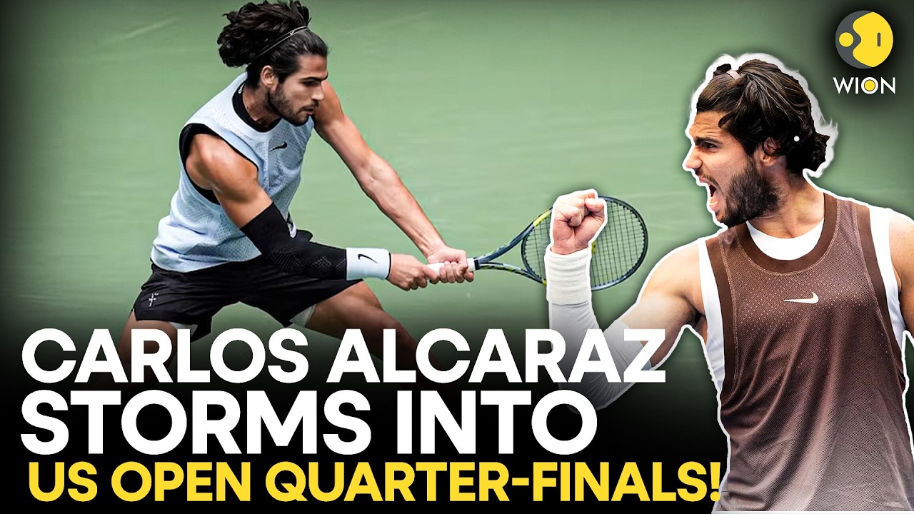 Carlos Alcaraz Beats Tommy Paul to Reach US Open Quarter-Finals | WION Originals