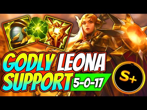 LEONA SUPPORT IS SO EASY! Support S+ Guide w/ commentary | League of Legends ranked gameplay
