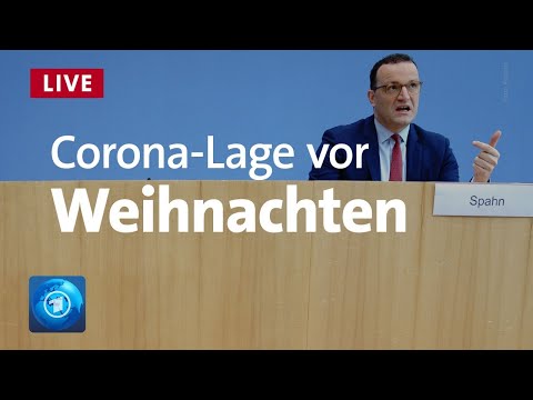 Spahn und Wieler zur Corona-Lage vor Weihnachten