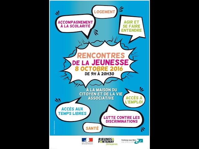 Rencontres Jeunesse 2016 : #jeunesafontenay